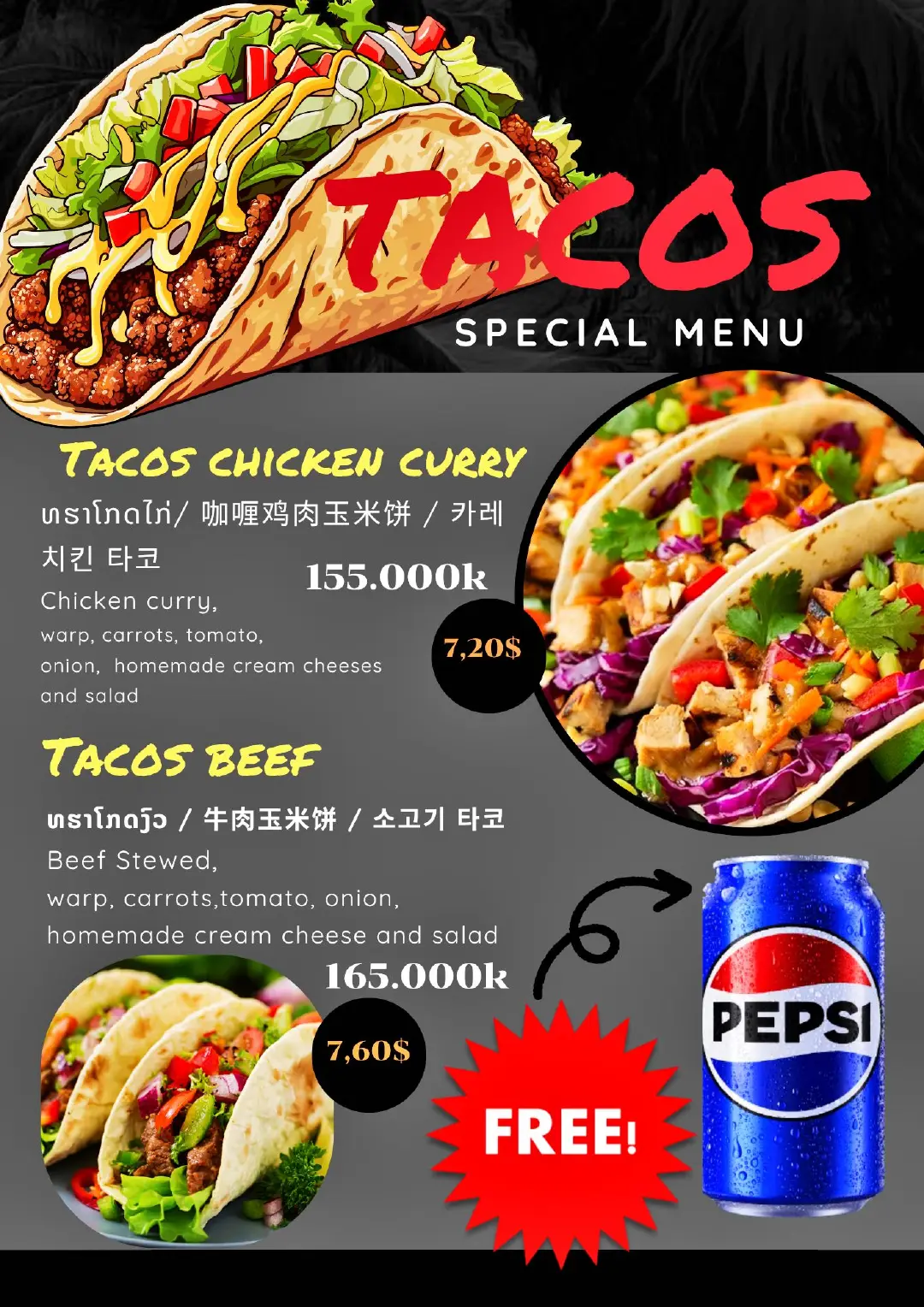 Menu page 7