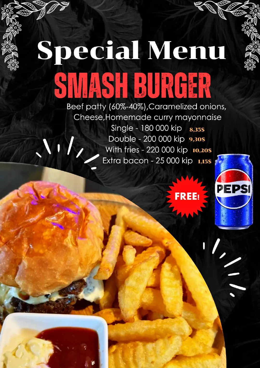 Menu page 8