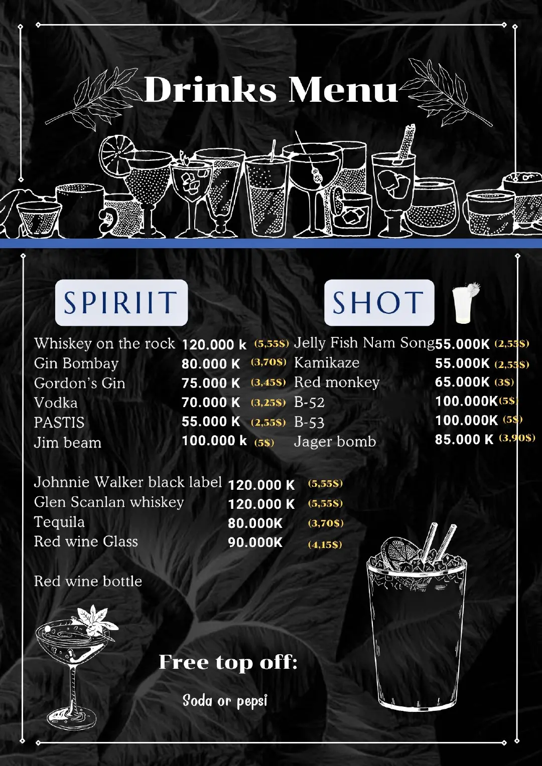 Menu page 11